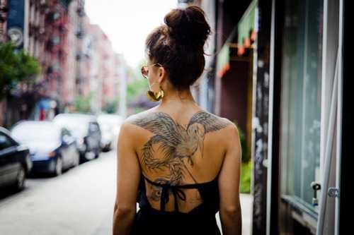 Татуировка аист: фото, значение, для мужчин и девушек