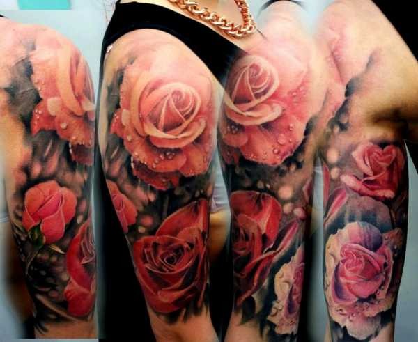 Татуировка роза: фото, значение, для мужчин и девушек