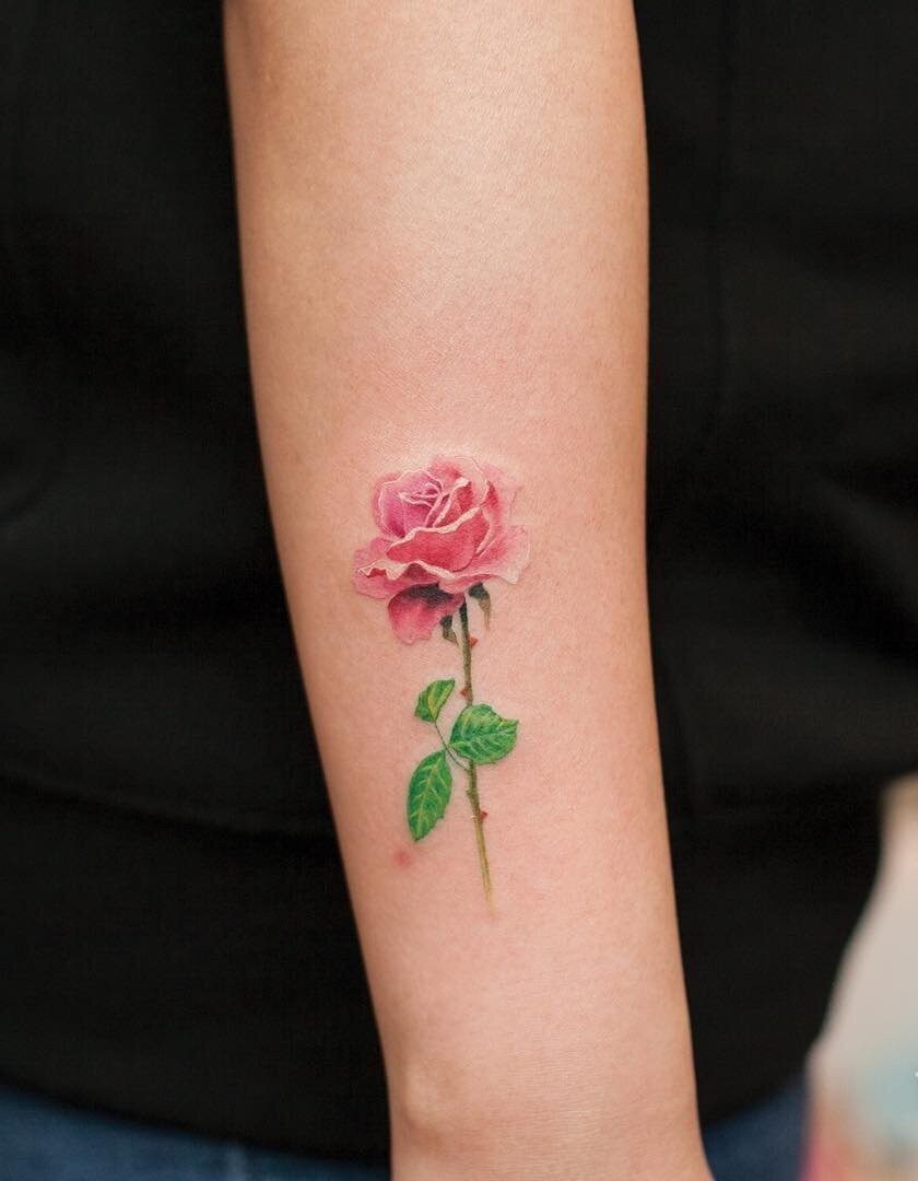 Татуировка роза: фото, значение, для мужчин и девушек