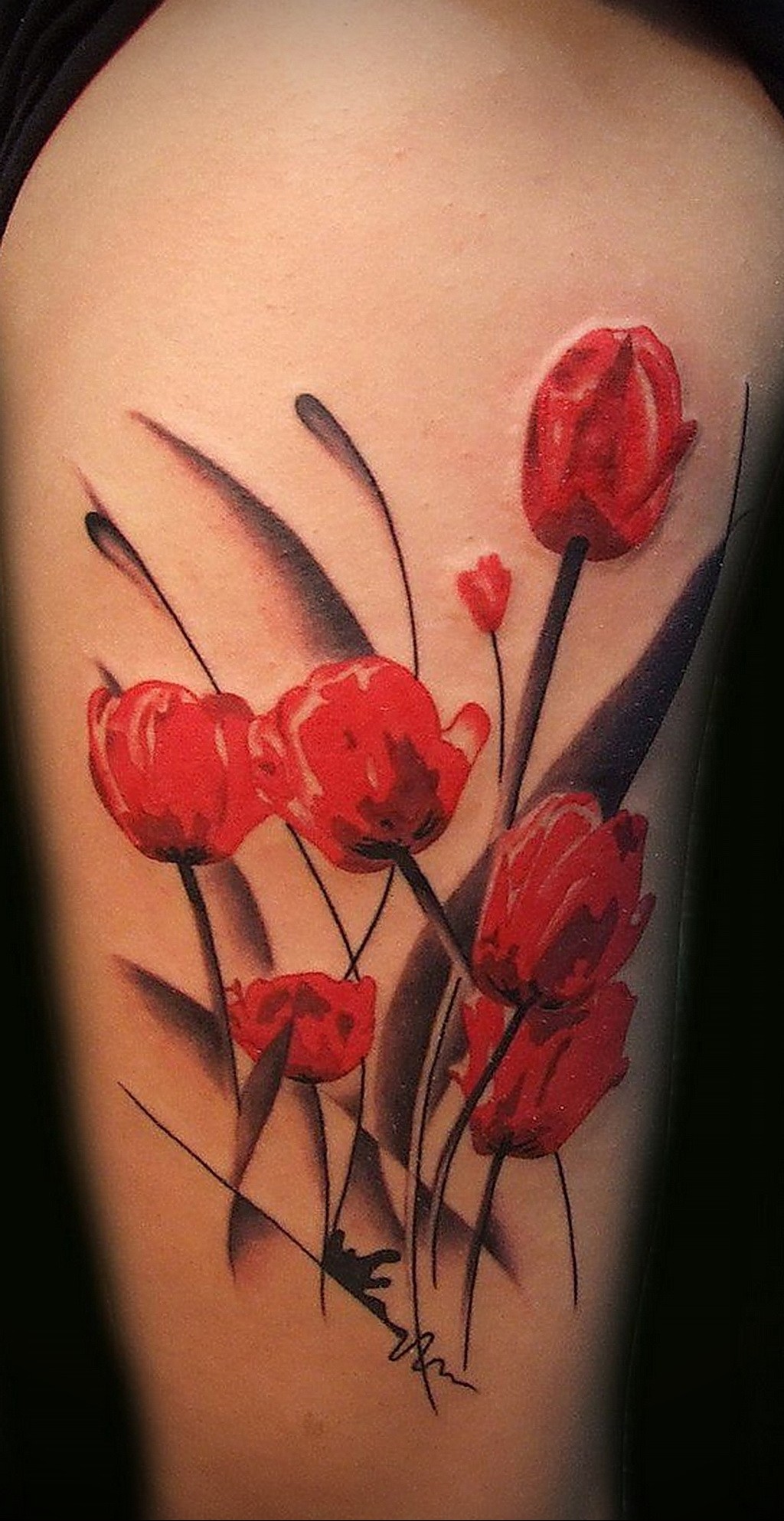 Татуировка тюльпан: фото, значение, для мужчин и девушек