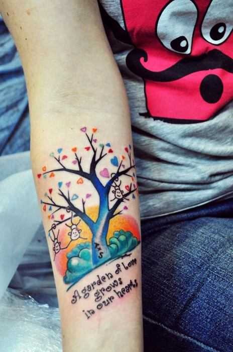 Значение татуировки Дерева