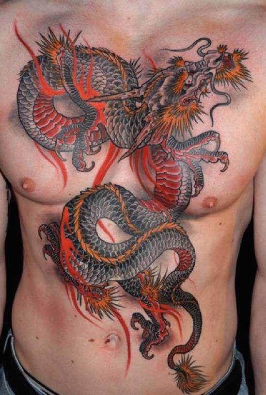 Обозначение татуировки дракон