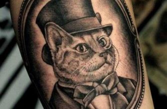 Татуировка кошка: что обозначает, для девушек