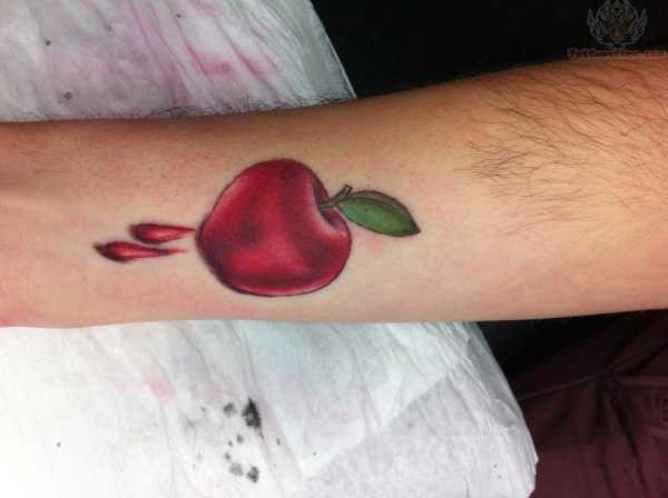 Татуировка яблоко: фото, значение, для мужчин и девушек