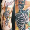 Татуировка в виде скелета: значение