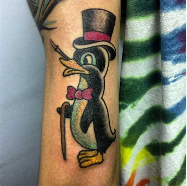 Татуировка пингвин: фото, значение, для мужчин и девушек