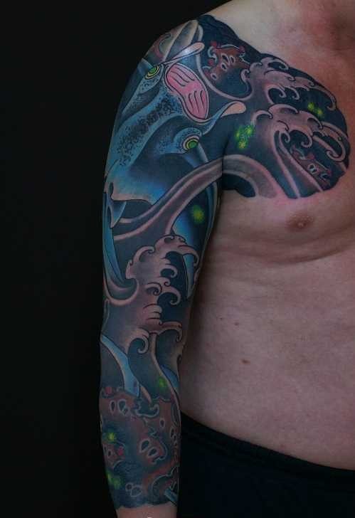 Татуировка скат: фото, значение, для мужчин и девушек