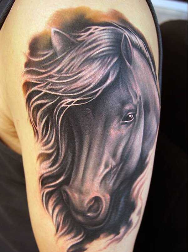 Татуировка лошади: значение, фото, для мужчин и женщин