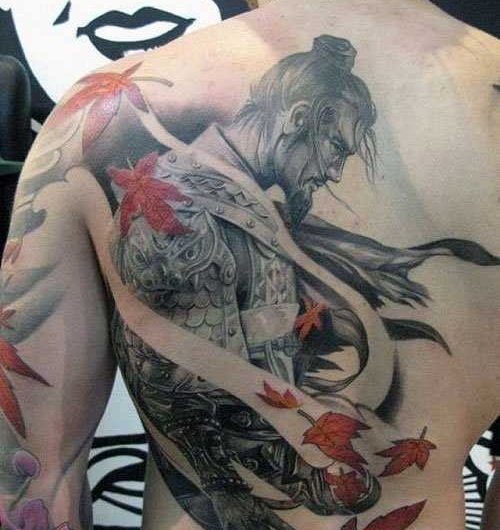 Татуировка самурай: фото, значение, для мужчин и девушек