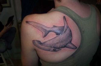 Татуировки с изображением рыбы-молота