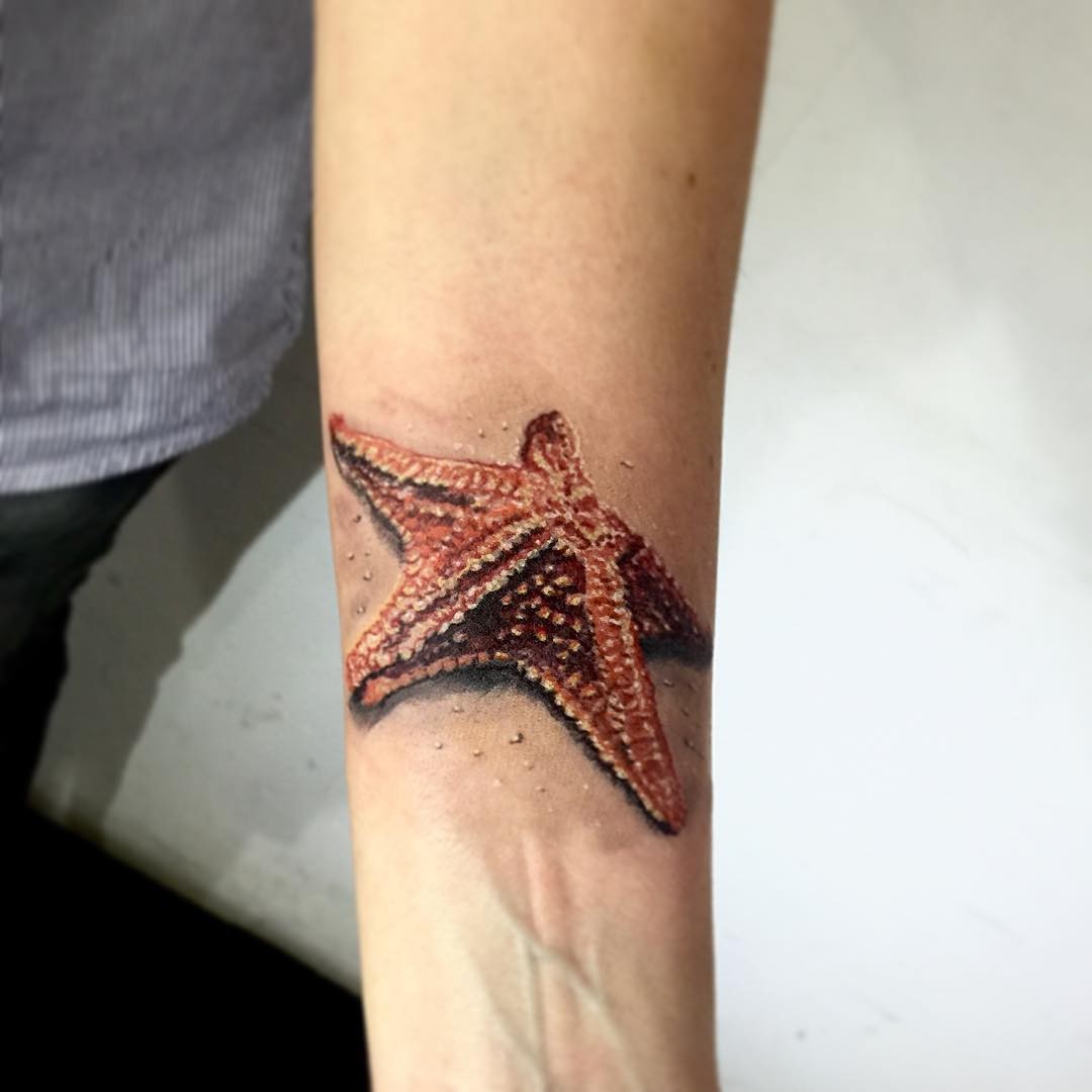 Значение татуировки морская звезда