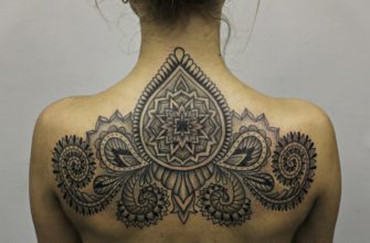 Индийский орнаменты в тату