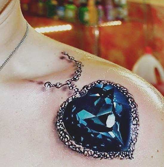 Значение татуировки Бриллианта для женщин и мужчин