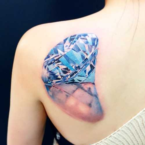 Значение татуировки Бриллианта для женщин и мужчин